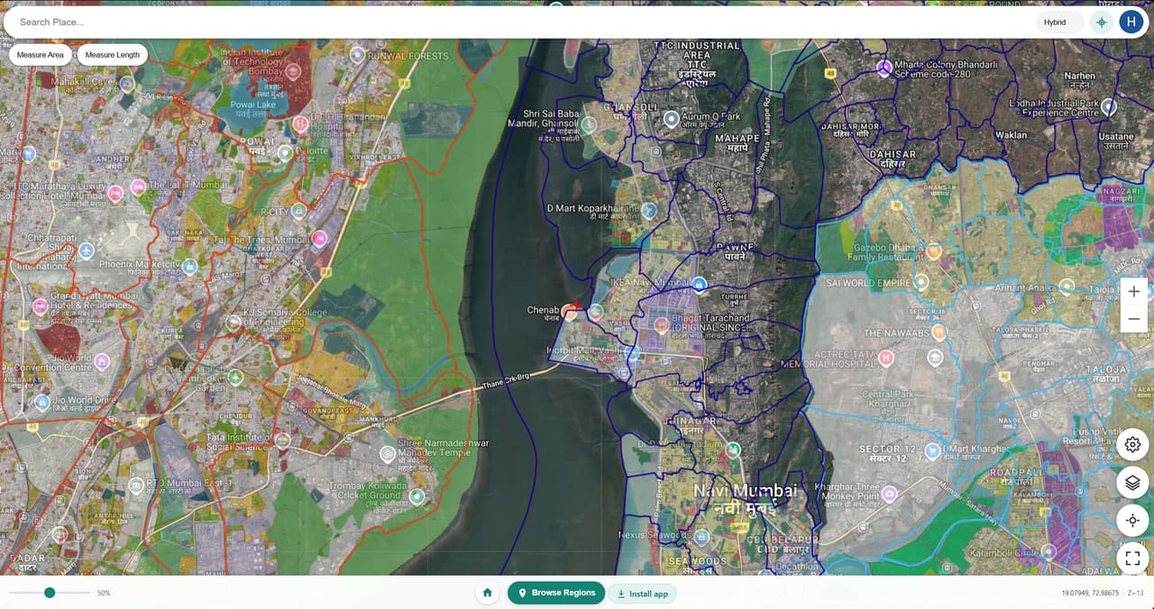 Live Development Plan map preview